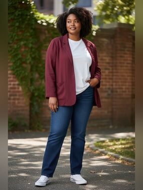 Talula Women's Deep Red Blazer
